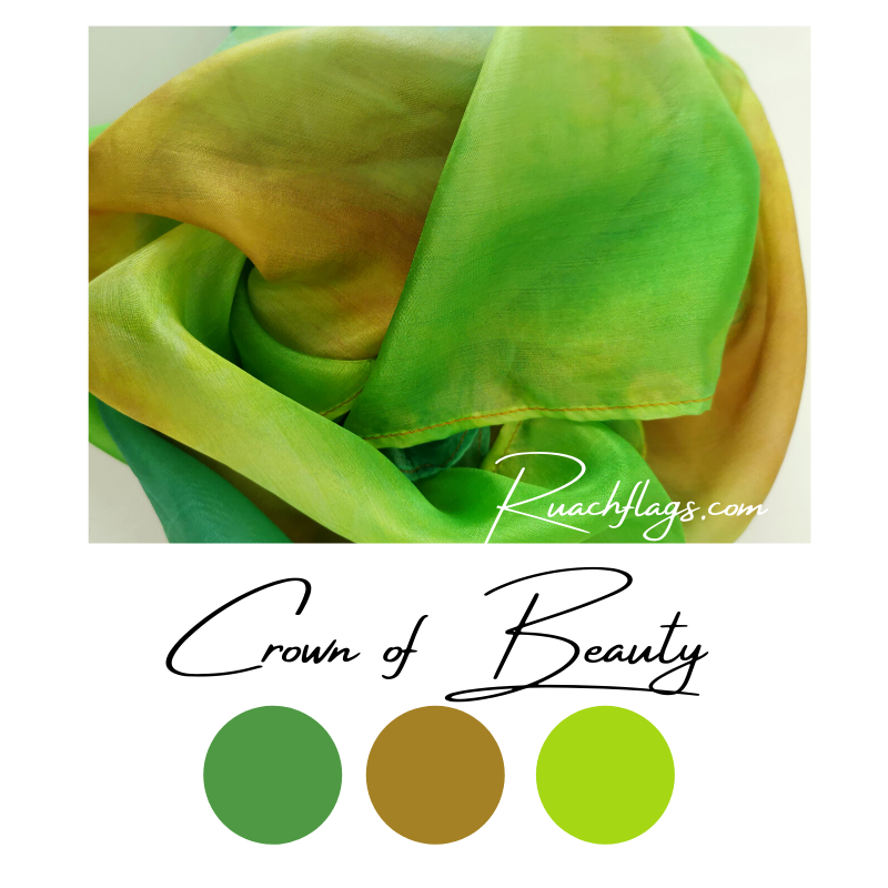 Crown of Beauty Wearable Silk Scarf - Image 2