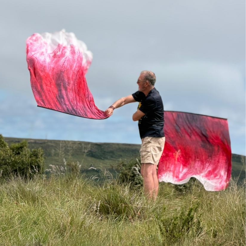 Silk Banner Flags | Plead the Blood - Image 5