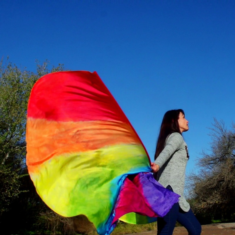 Silk Semi-Circle Flags | Spirit Wind | Seven Spirits of God - Image 4
