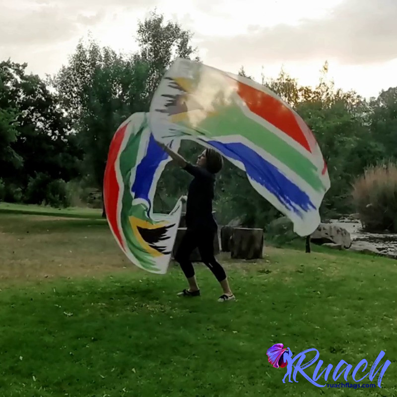 Chiffon Printed Flag |Banner Flags | South African Flag - Image 3