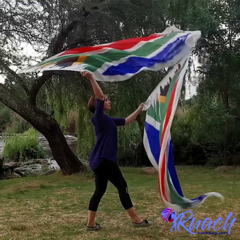 Chiffon Printed Flag |Banner Flags | South African Flag - Image 2