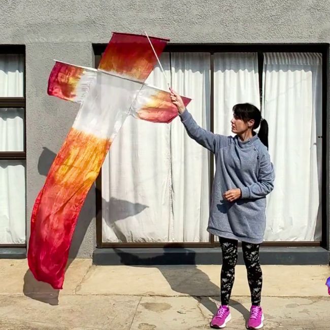 Silk Cross Streamer | Lead Me To The Cross - Image 2