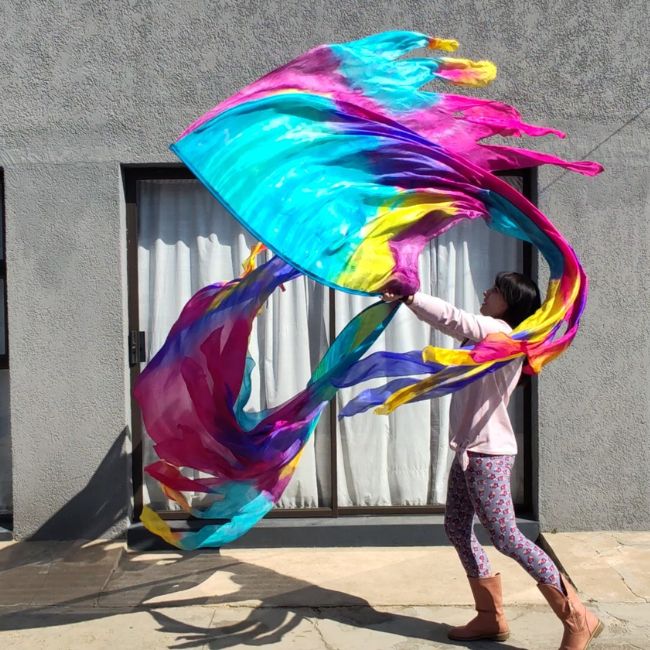 Silk Multi Layer Banner Flags | Joyful crown - Image 2