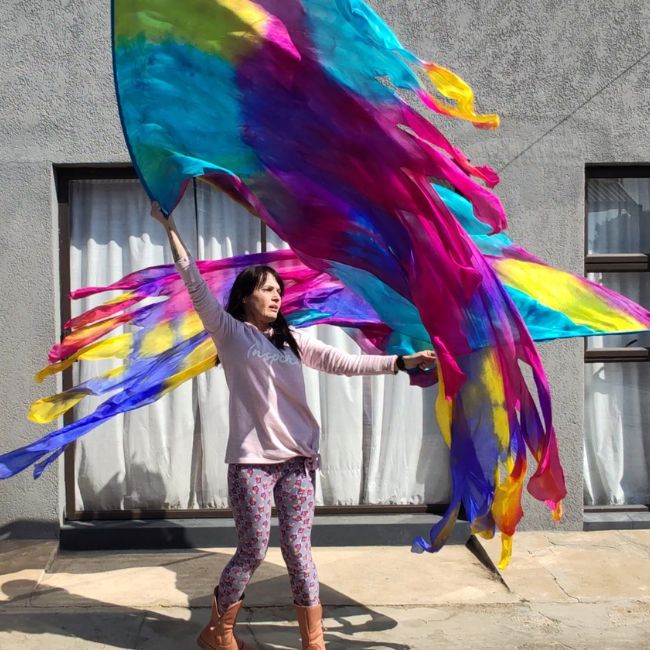 Silk Multi Layer Banner Flags | Joyful crown - Image 7