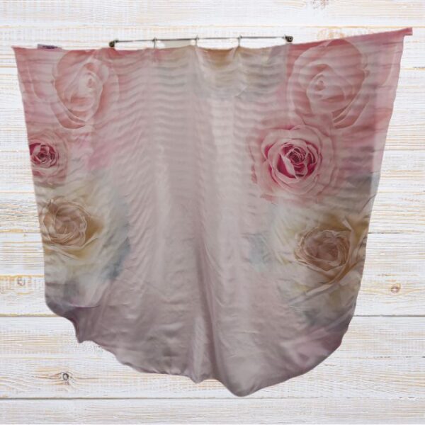 Silk Semi-circle Flags | Rose of Sharon | Odd size