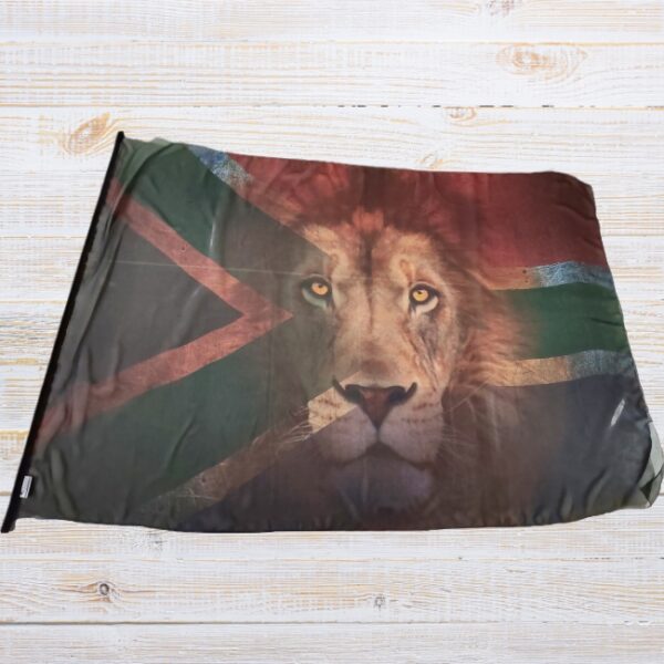 Chiffon Printed Flag | Heal our land | Printed lighter on one side