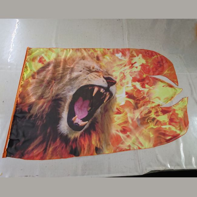 Chiffon Printed Flag | Roar of Victory | Discontinued - Image 2
