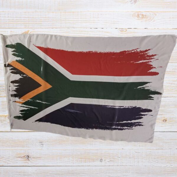 Chiffon Printed Flag | SA Flag | Print marks/lines